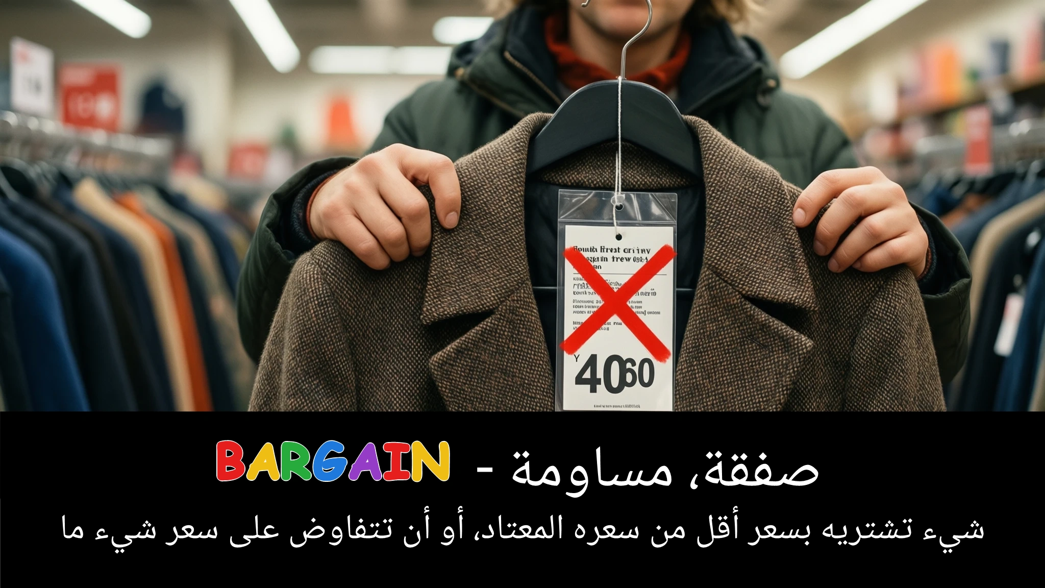 Arabic Illustration for bargain
